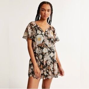 Abercrombie floaty trapeze mini dress